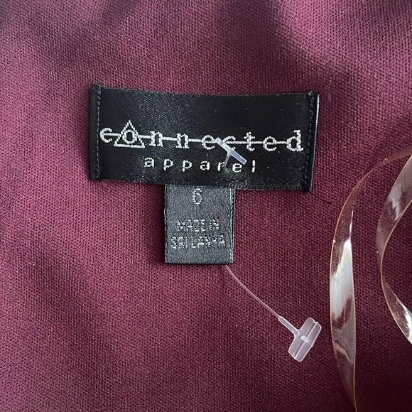 Connect Apparel Diagonal Stripe Sheath Dress Sz 6 - Picture 2 of 8